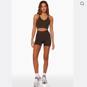 Set Active Sculptflex Bike Shorts Color Espresso Size Medium